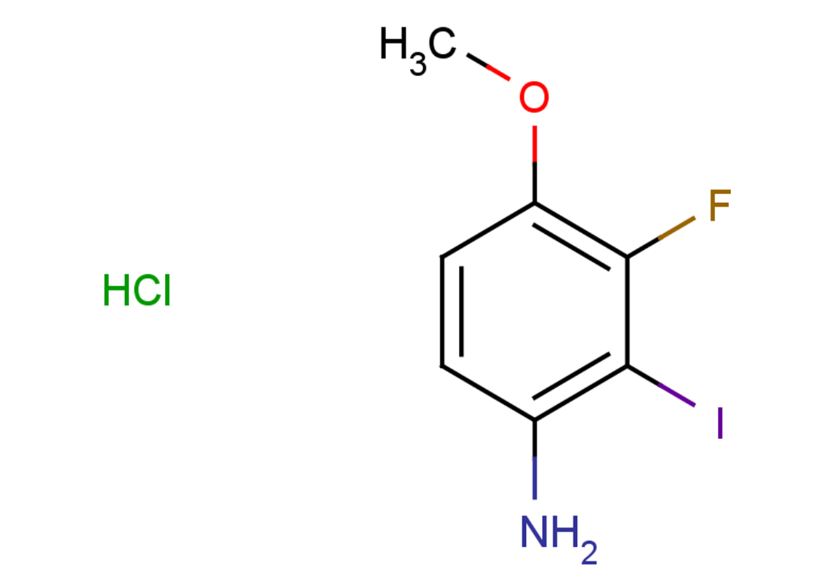 3-fluoro-2-iodo-4-methoxyaniline hydrochloride