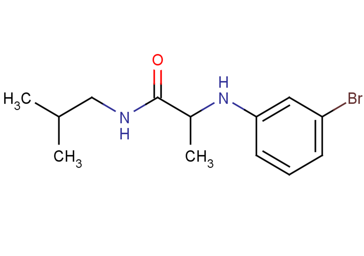 2-[(3-bromophenyl)amino]-N-(2-methylpropyl)propanamide