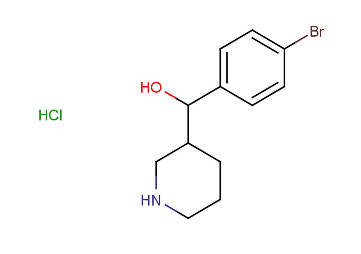 (4-bromophenyl)(piperidin-3-yl)methanol hydrochloride