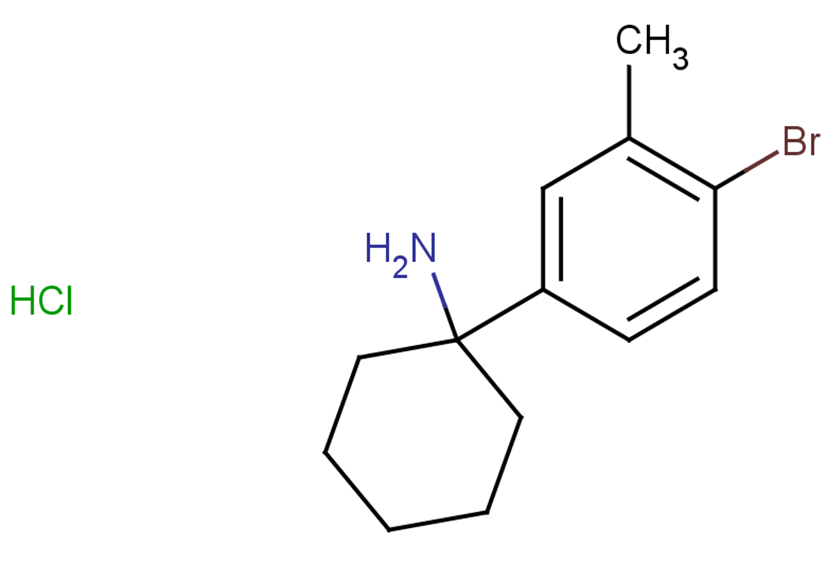 1-(4-bromo-3-methylphenyl)cyclohexan-1-amine hydrochloride