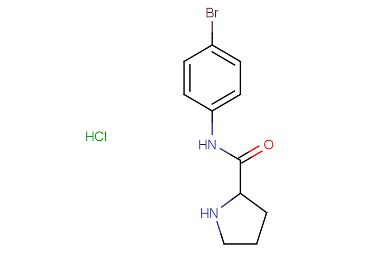 N-(4-bromophenyl)pyrrolidine-2-carboxamide hydrochloride