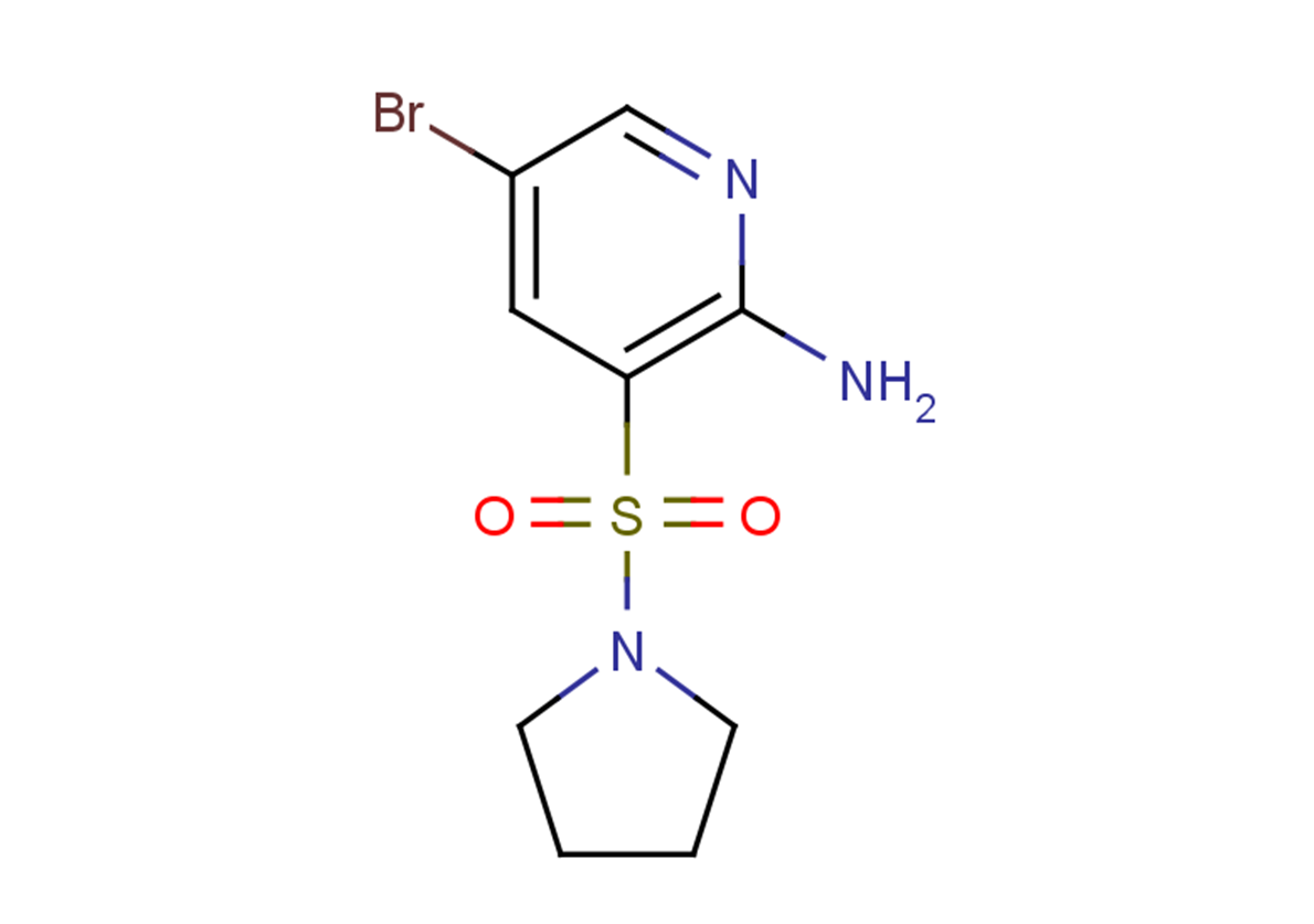 5-bromo-3-(pyrrolidine-1-sulfonyl)pyridin-2-amine
