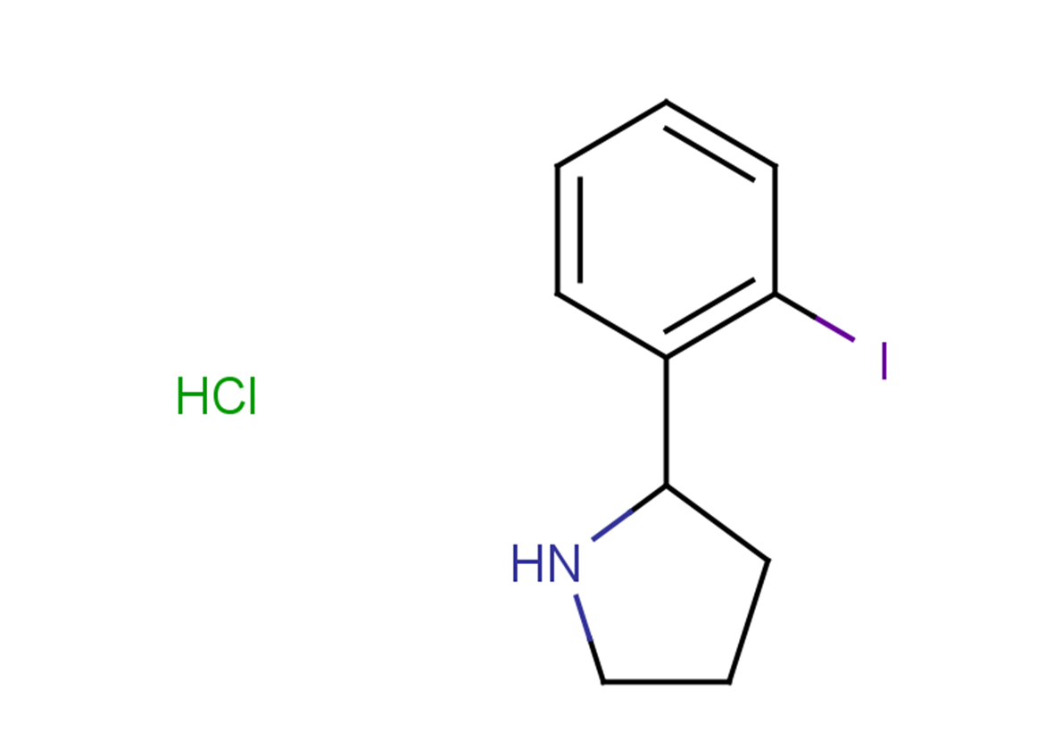 2-(2-iodophenyl)pyrrolidine hydrochloride
