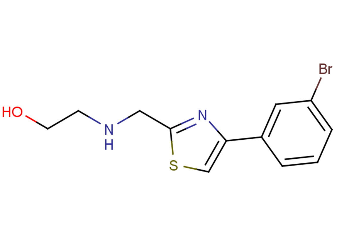 2-({[4-(3-bromophenyl)-1,3-thiazol-2-yl]methyl}amino)ethan-1-ol