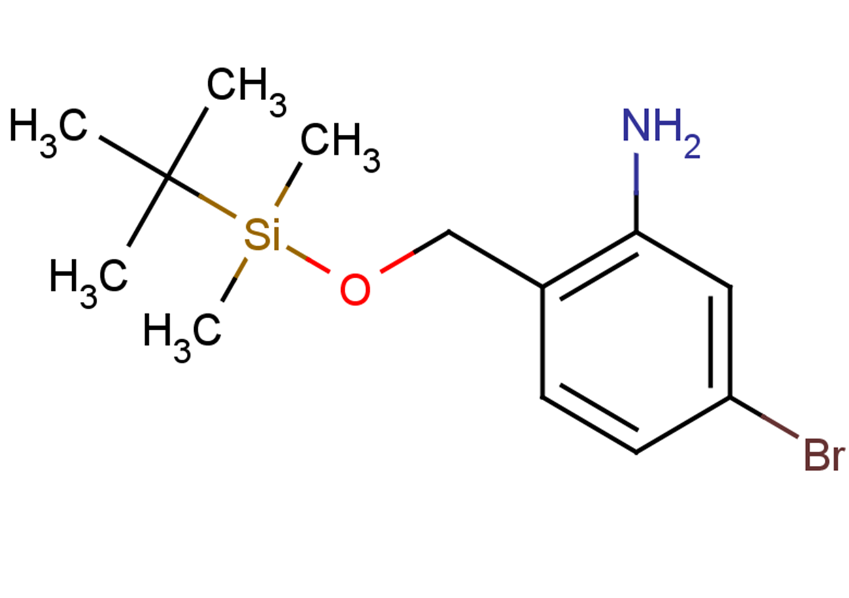 5-bromo-2-{[(tert-butyldimethylsilyl)oxy]methyl}aniline