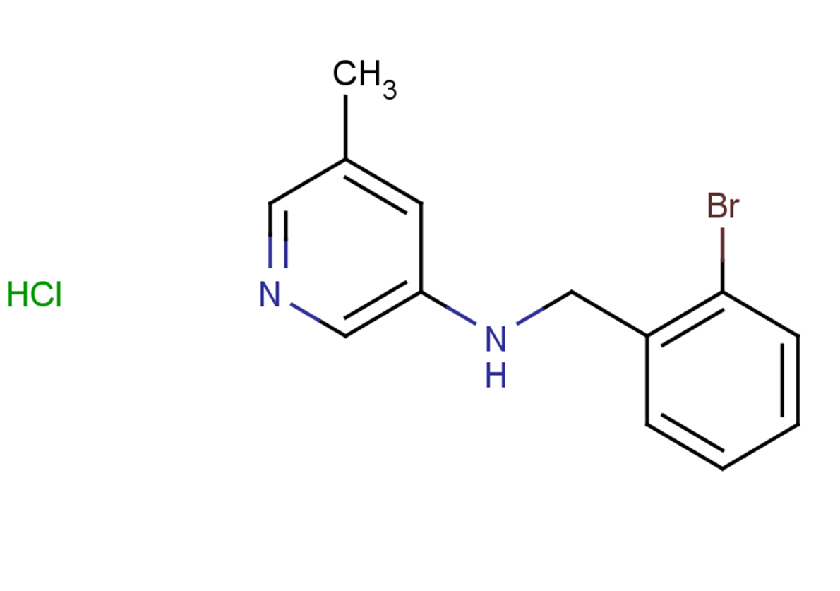N-[(2-bromophenyl)methyl]-5-methylpyridin-3-amine hydrochloride