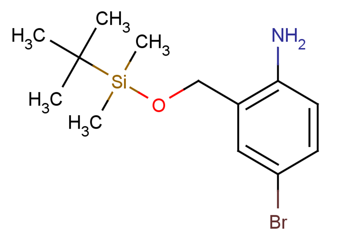 4-bromo-2-{[(tert-butyldimethylsilyl)oxy]methyl}aniline