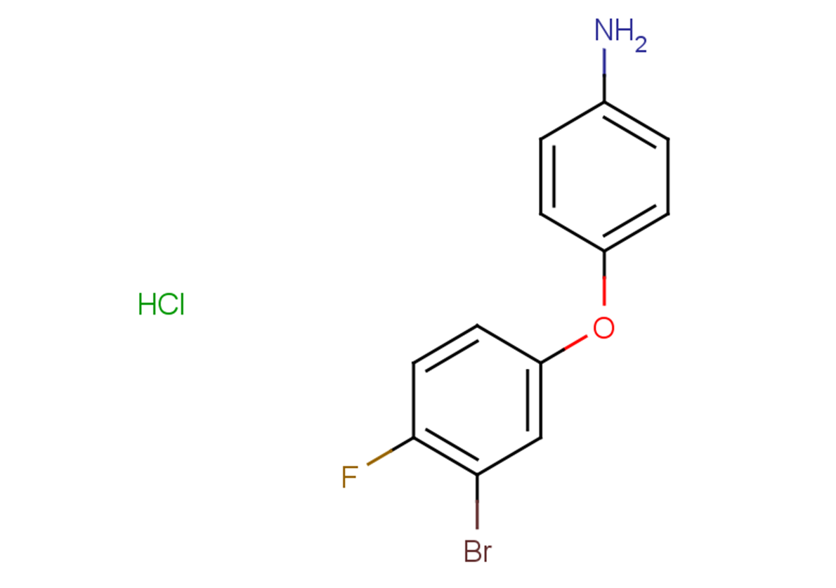 4-(3-bromo-4-fluorophenoxy)aniline hydrochloride