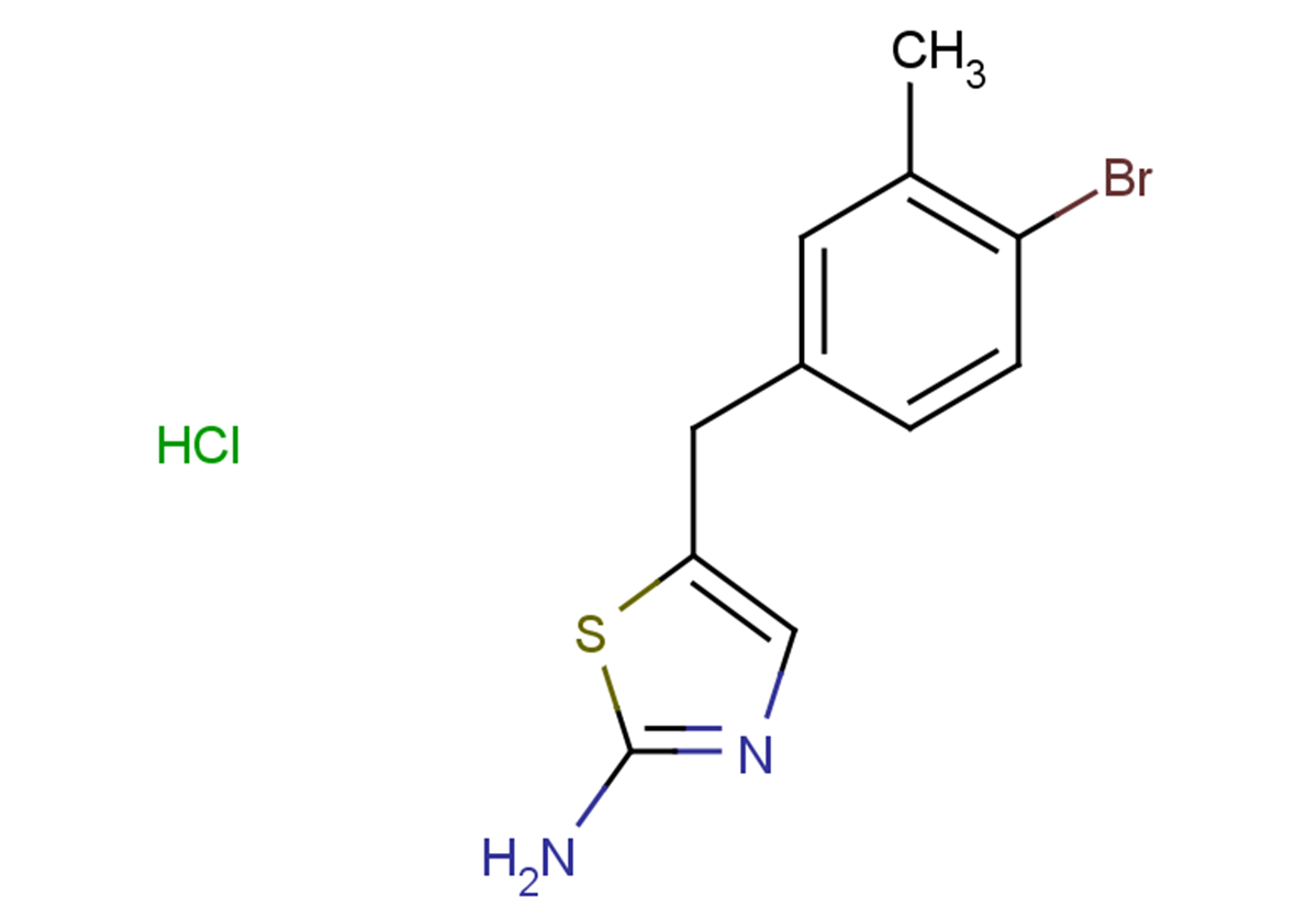 5-[(4-bromo-3-methylphenyl)methyl]-1,3-thiazol-2-amine hydrochloride