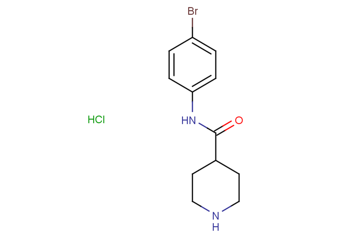N-(4-bromophenyl)piperidine-4-carboxamide hydrochloride