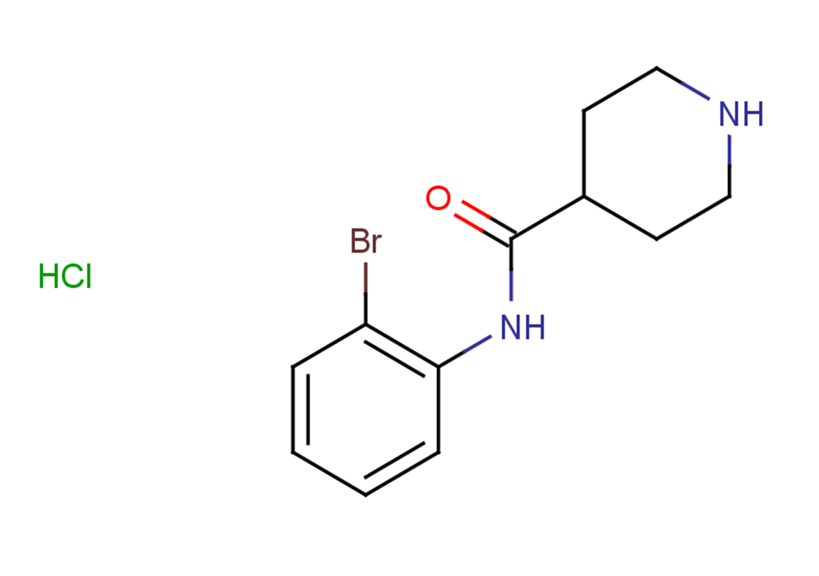 N-(2-bromophenyl)piperidine-4-carboxamide hydrochloride