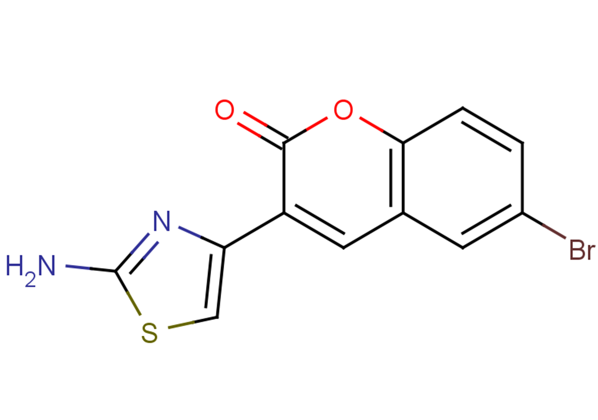 3-(2-amino-1,3-thiazol-4-yl)-6-bromo-2H-chromen-2-one