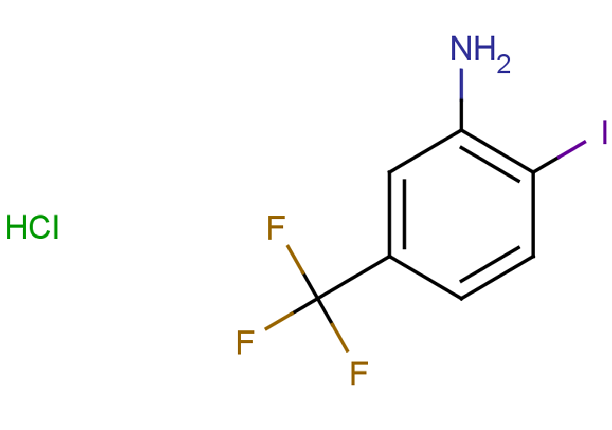 2-iodo-5-(trifluoromethyl)aniline hydrochloride