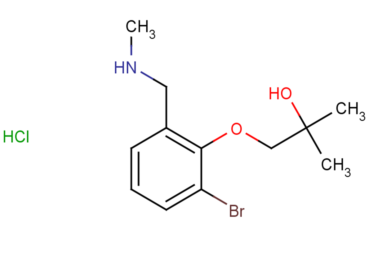 1-{2-bromo-6-[(methylamino)methyl]phenoxy}-2-methylpropan-2-ol hydrochloride