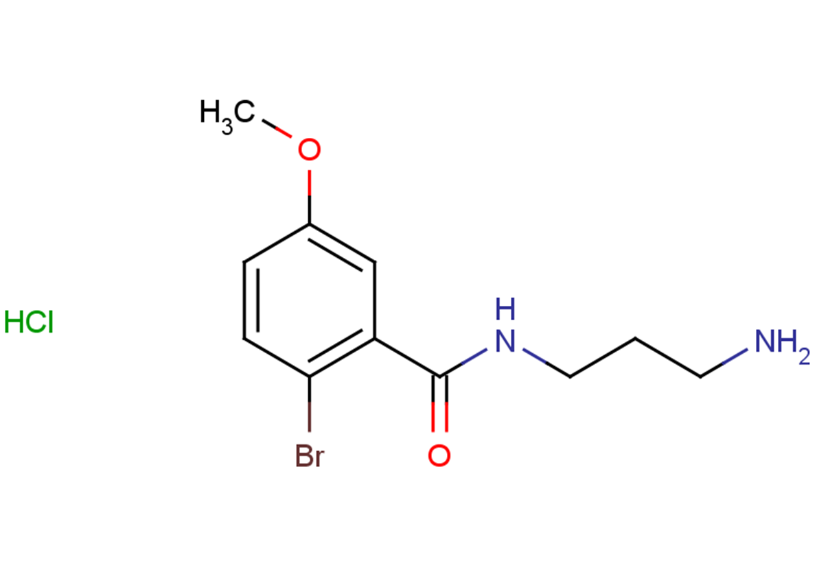 N-(3-aminopropyl)-2-bromo-5-methoxybenzamide hydrochloride