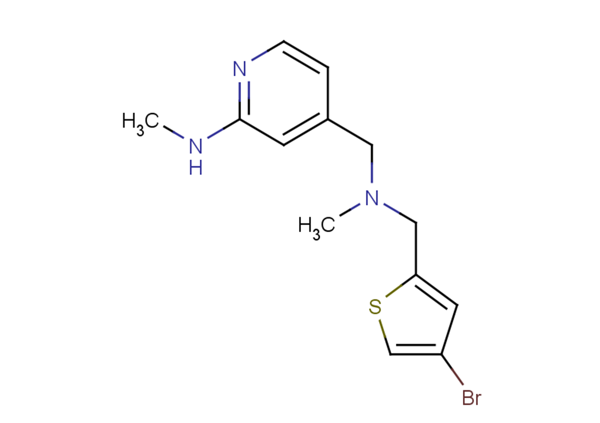 4-({[(4-bromothiophen-2-yl)methyl](methyl)amino}methyl)-N-methylpyridin-2-amine