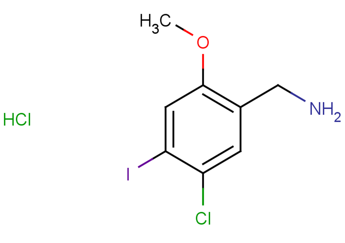 (5-chloro-4-iodo-2-methoxyphenyl)methanamine hydrochloride