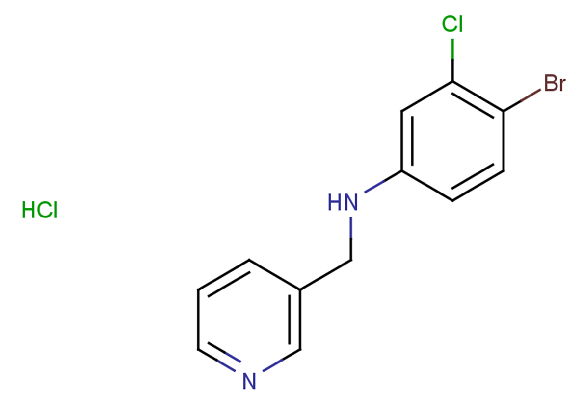 4-bromo-3-chloro-N-(pyridin-3-ylmethyl)aniline hydrochloride