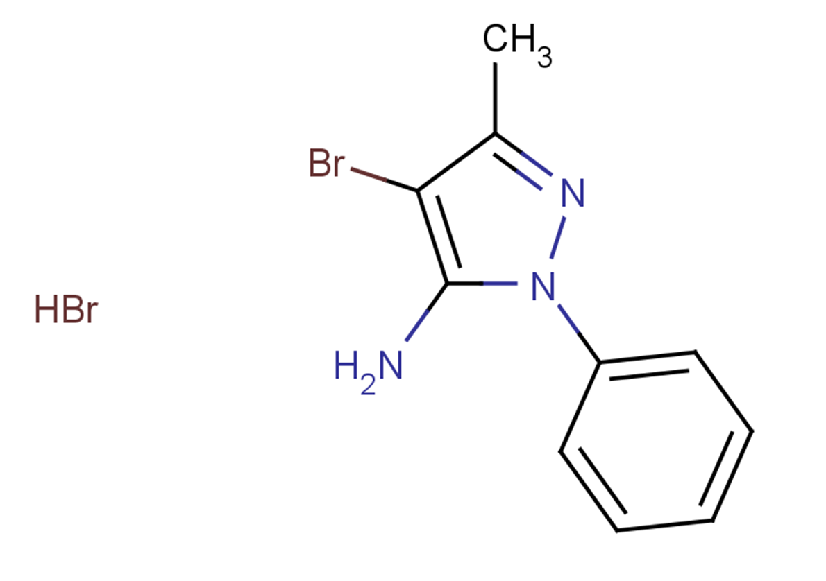 4-bromo-3-methyl-1-phenyl-1H-pyrazol-5-amine hydrobromide