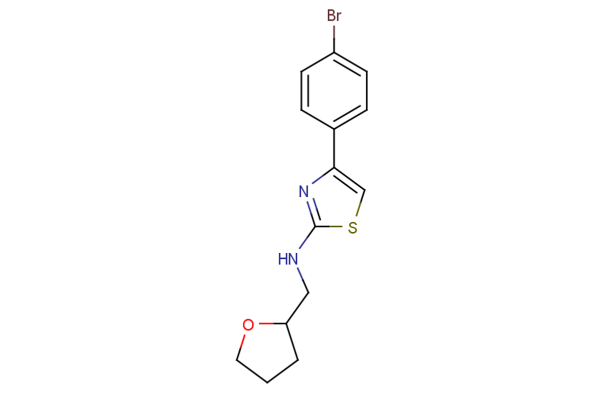 4-(4-bromophenyl)-N-(oxolan-2-ylmethyl)-1,3-thiazol-2-amine