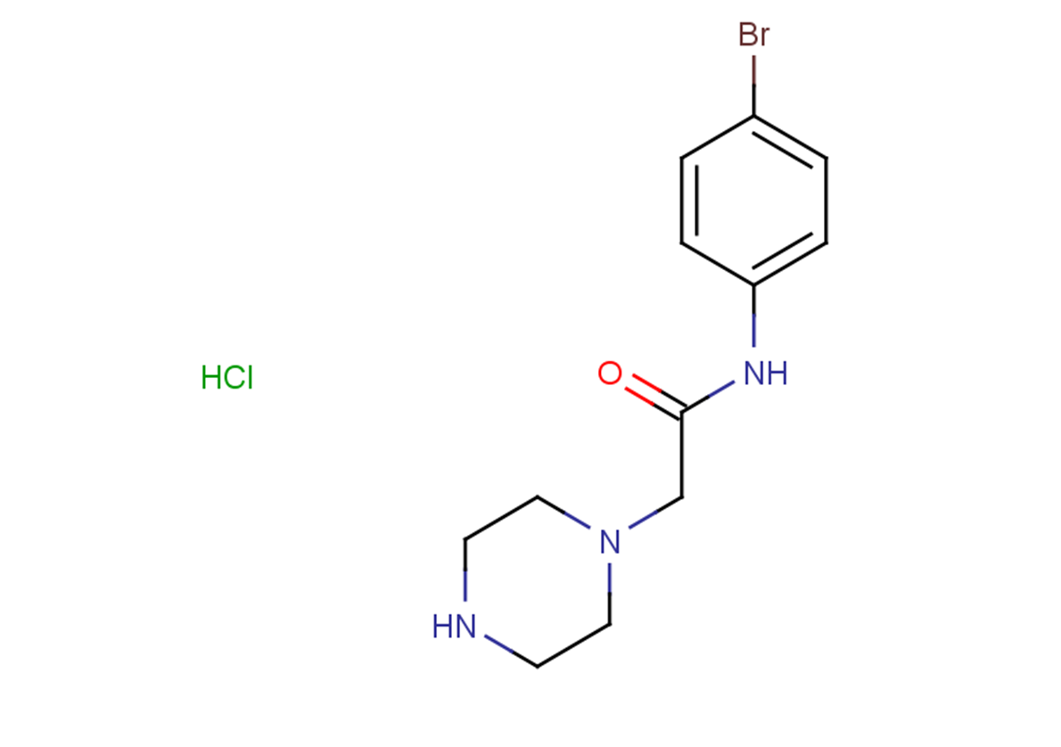 N-(4-bromophenyl)-2-(piperazin-1-yl)acetamide hydrochloride