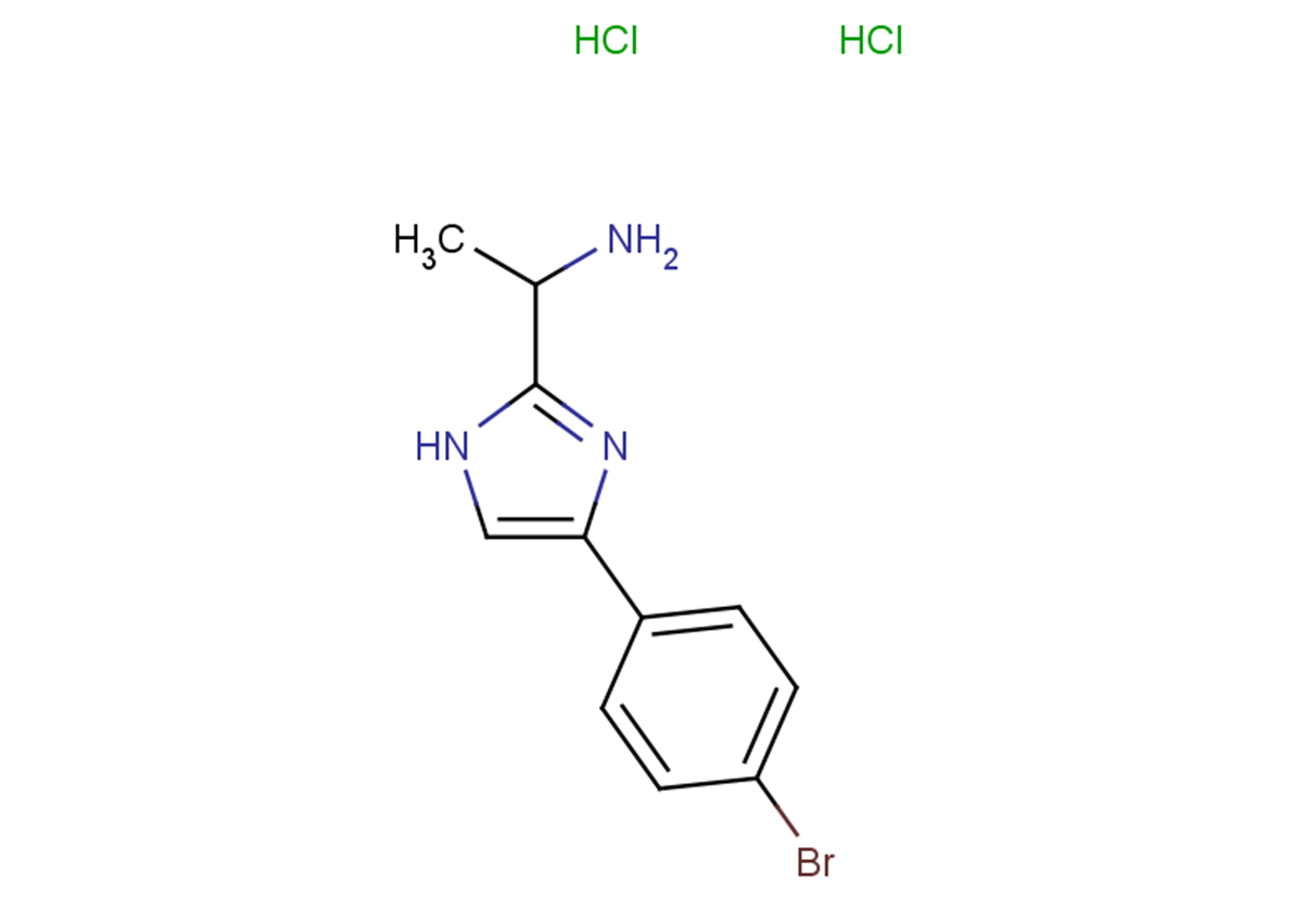 1-[4-(4-bromophenyl)-1H-imidazol-2-yl]ethan-1-amine dihydrochloride