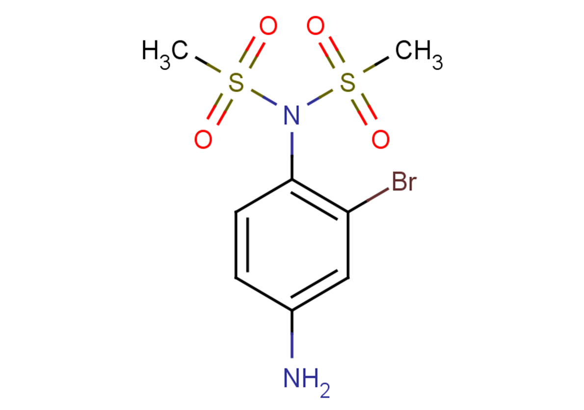N-(4-amino-2-bromophenyl)-N-methanesulfonylmethanesulfonamide