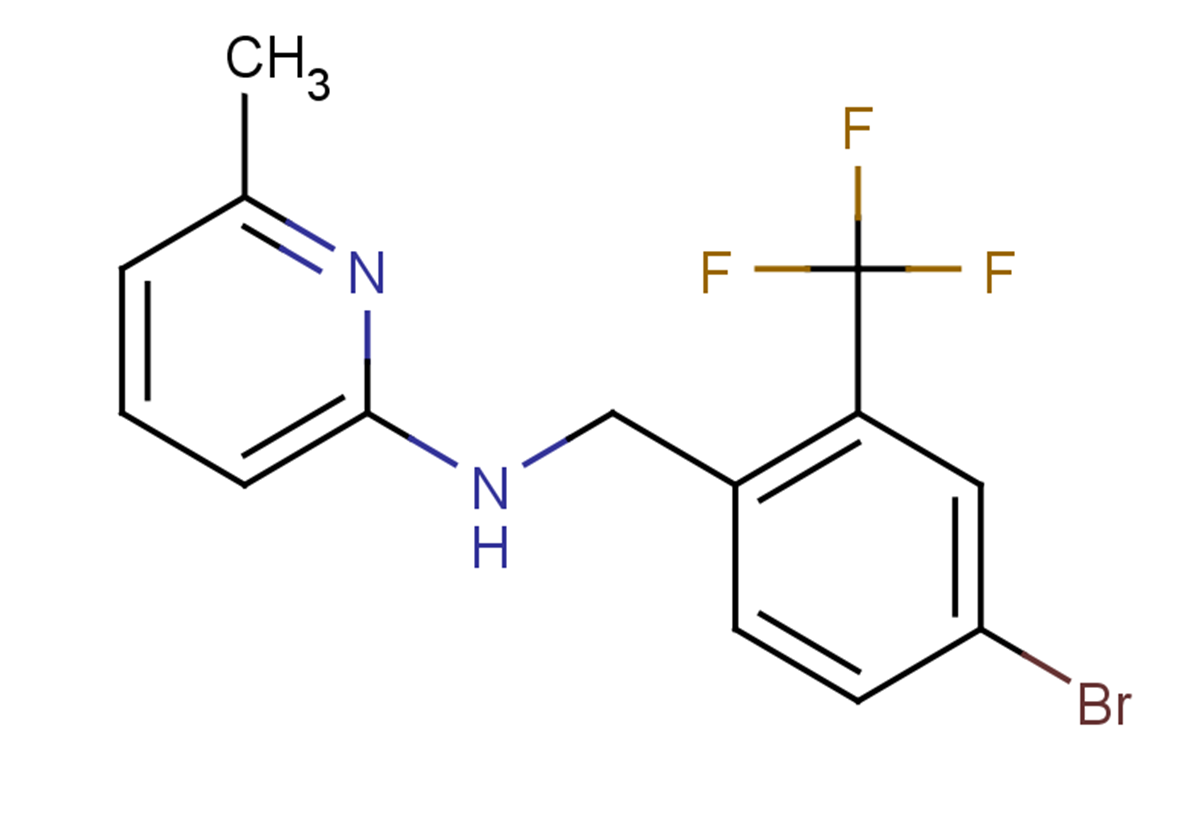 N-{[4-bromo-2-(trifluoromethyl)phenyl]methyl}-6-methylpyridin-2-amine