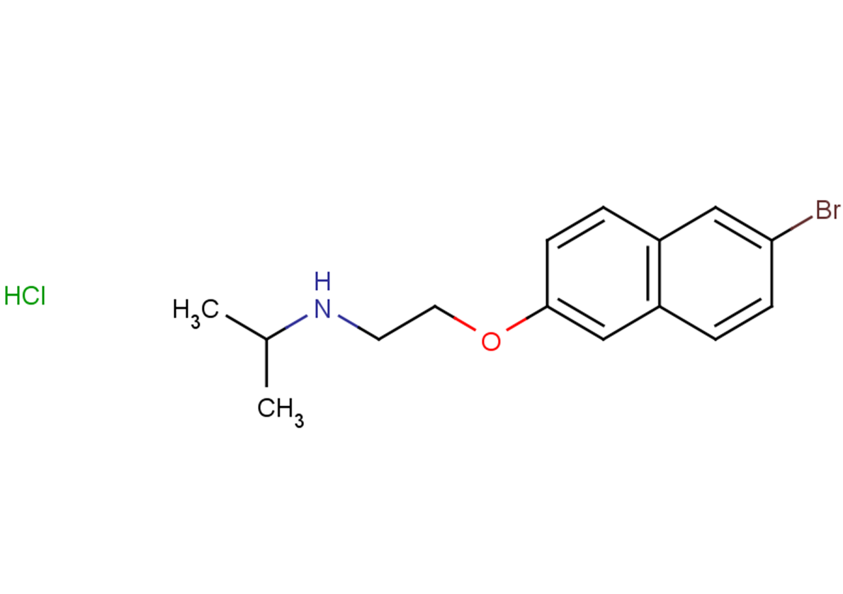 {2-[(6-bromonaphthalen-2-yl)oxy]ethyl}(propan-2-yl)amine hydrochloride