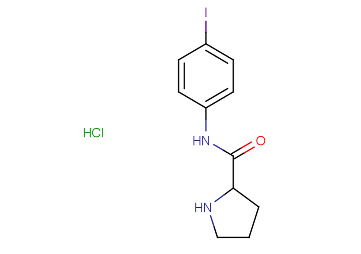 N-(4-iodophenyl)pyrrolidine-2-carboxamide hydrochloride