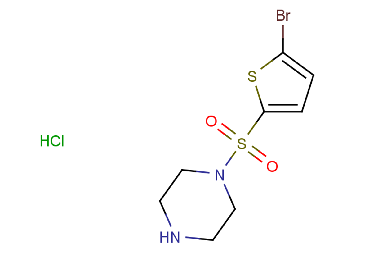 1-(5-bromothiophene-2-sulfonyl)piperazine hydrochloride