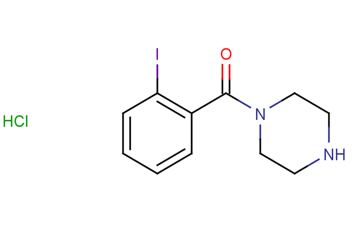 1-[(2-iodophenyl)carbonyl]piperazine hydrochloride