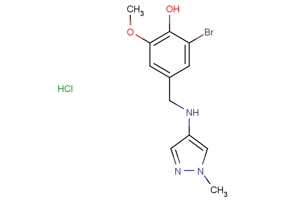 2-bromo-6-methoxy-4-{[(1-methyl-1H-pyrazol-4-yl)amino]methyl}phenol hydrochloride