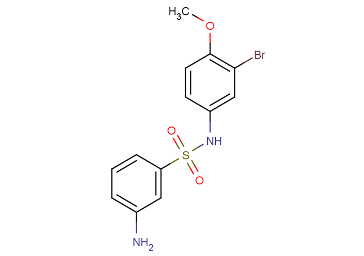 3-amino-N-(3-bromo-4-methoxyphenyl)benzene-1-sulfonamide