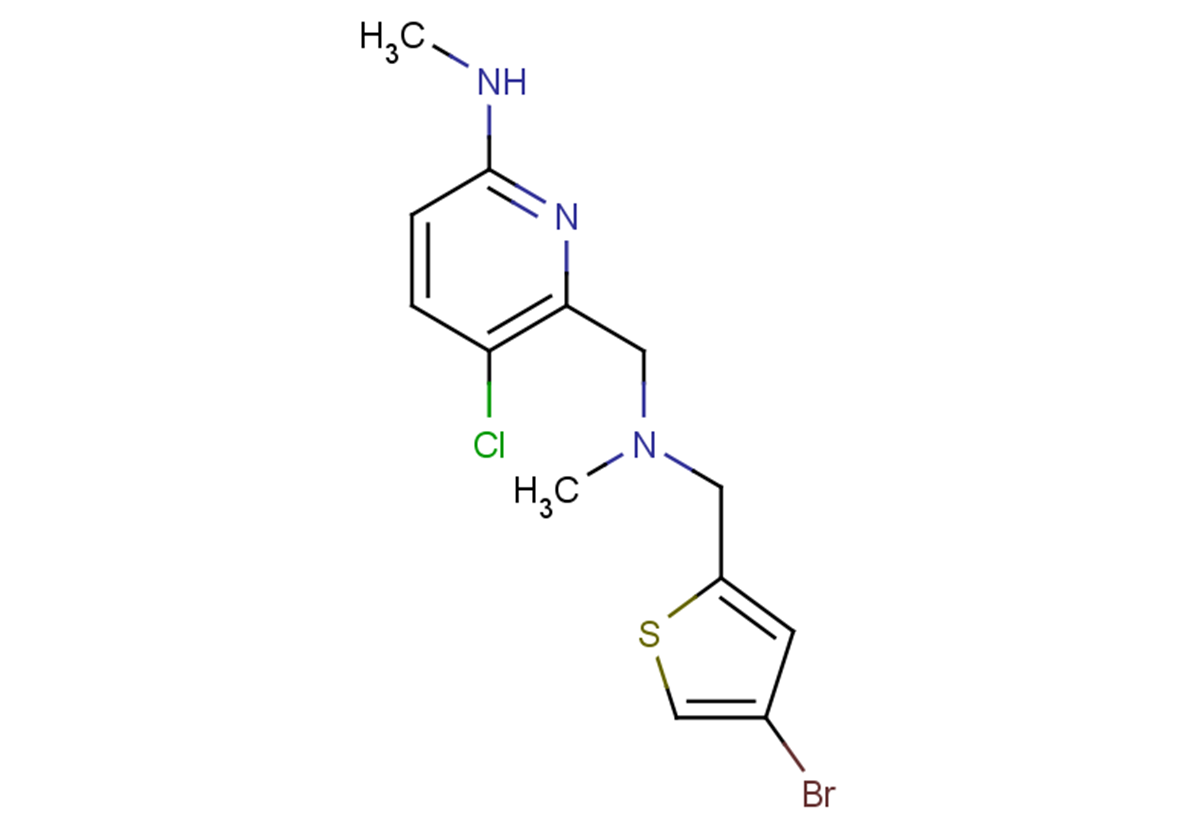 6-({[(4-bromothiophen-2-yl)methyl](methyl)amino}methyl)-5-chloro-N-methylpyridin-2-amine