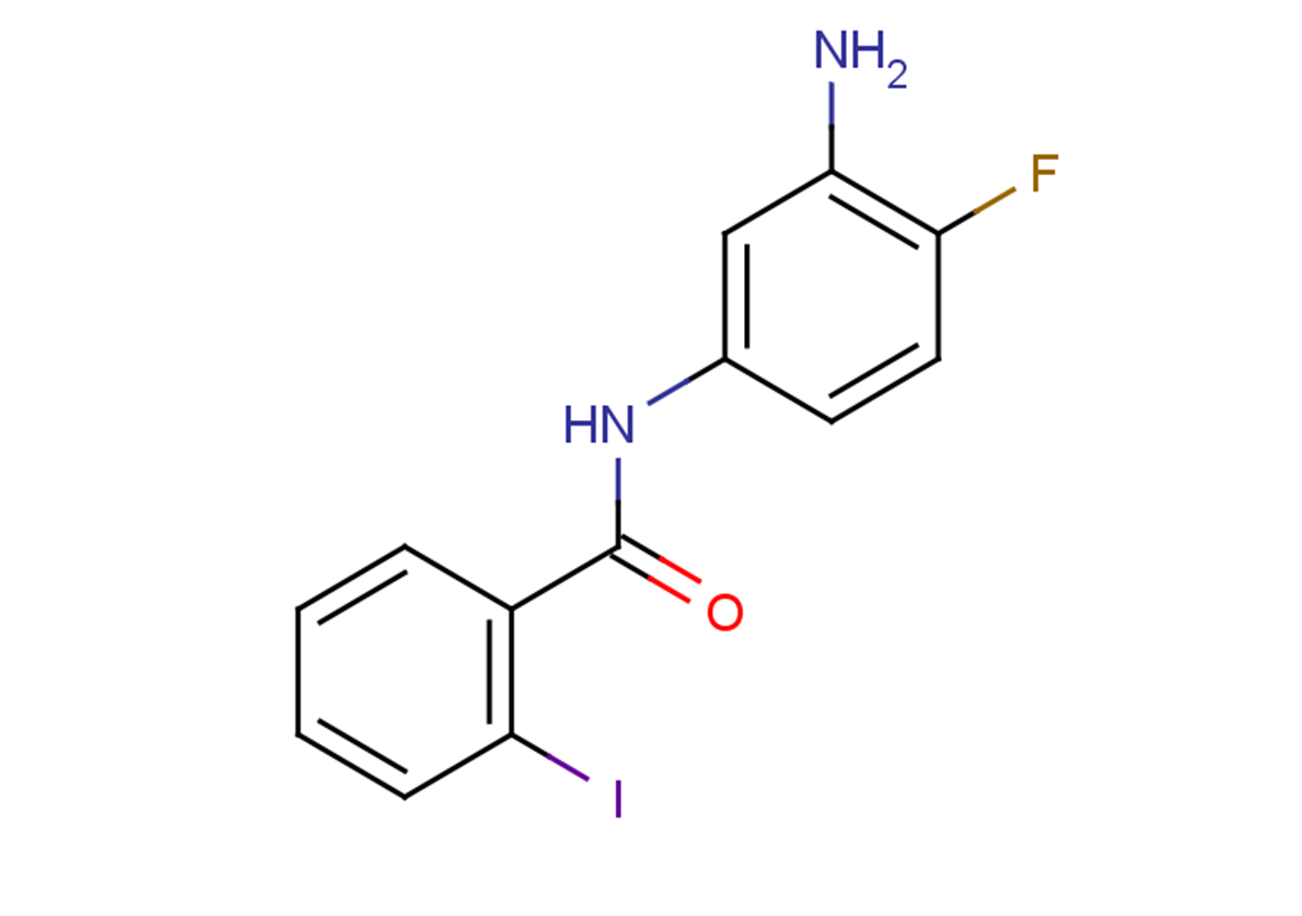 N-(3-amino-4-fluorophenyl)-2-iodobenzamide