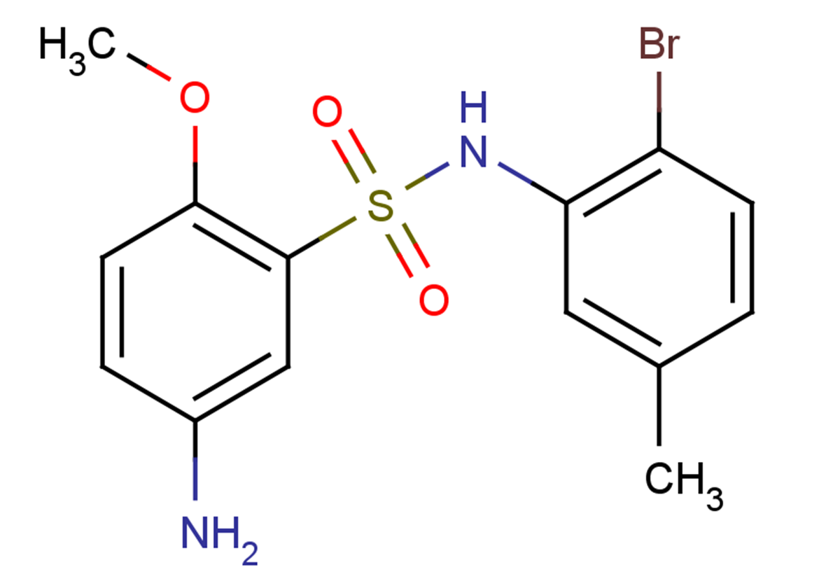 5-amino-N-(2-bromo-5-methylphenyl)-2-methoxybenzene-1-sulfonamide