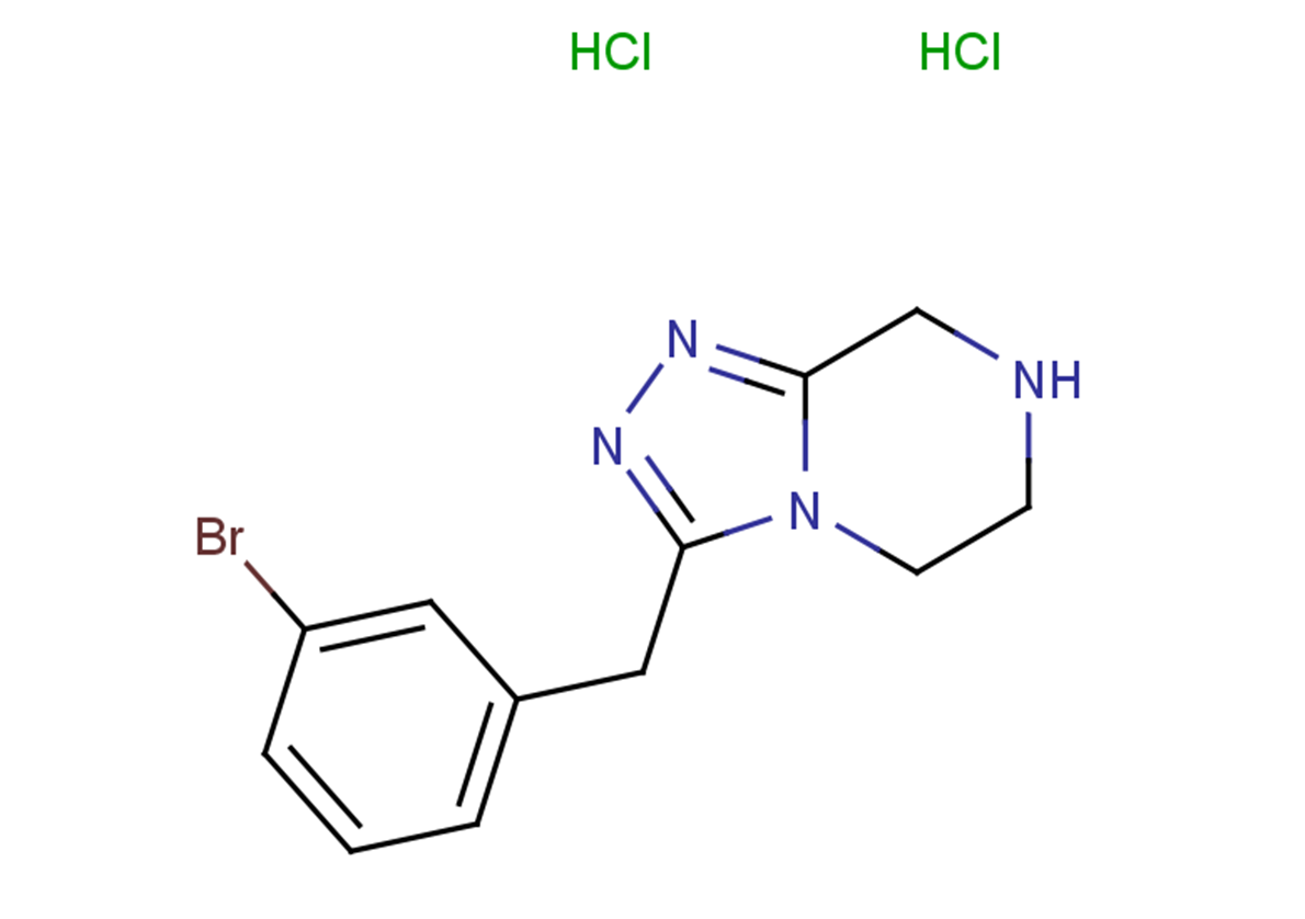 3-[(3-bromophenyl)methyl]-5H,6H,7H,8H-[1,2,4]triazolo[4,3-a]pyrazine dihydrochloride