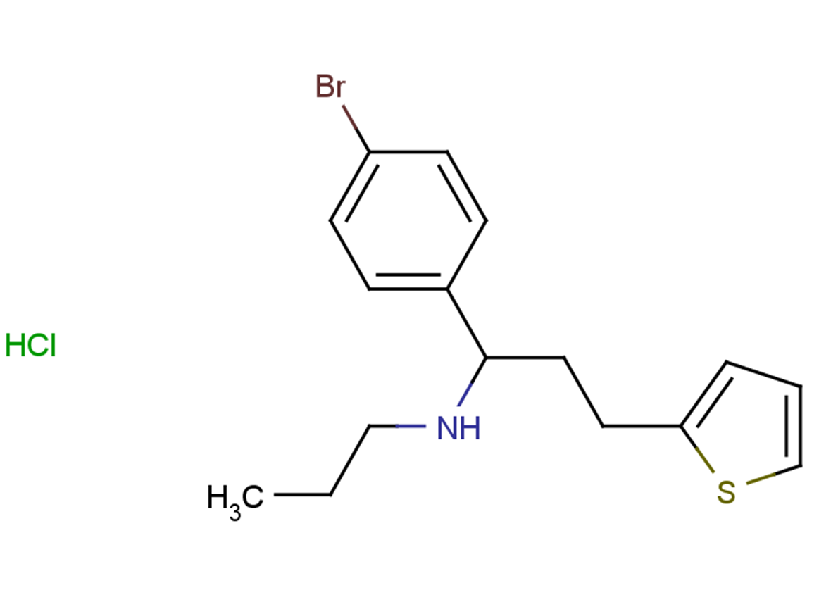 [1-(4-bromophenyl)-3-(thiophen-2-yl)propyl](propyl)amine hydrochloride