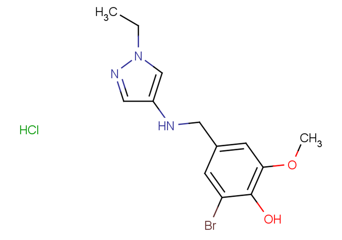 2-bromo-4-{[(1-ethyl-1H-pyrazol-4-yl)amino]methyl}-6-methoxyphenol hydrochloride