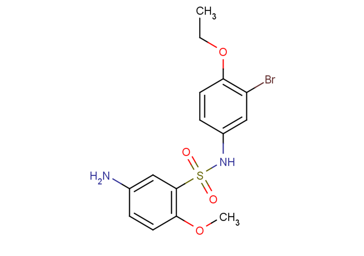 5-amino-N-(3-bromo-4-ethoxyphenyl)-2-methoxybenzene-1-sulfonamide