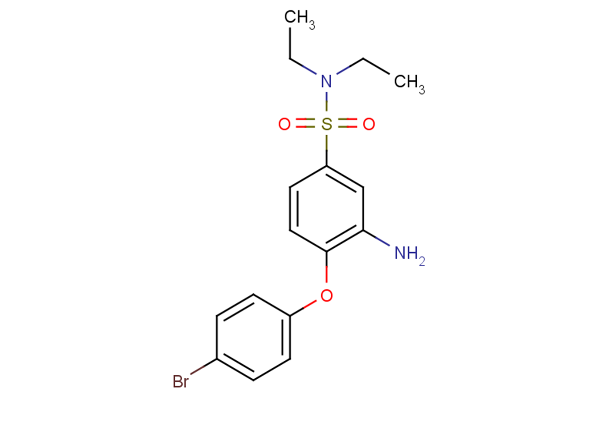3-amino-4-(4-bromophenoxy)-N,N-diethylbenzene-1-sulfonamide