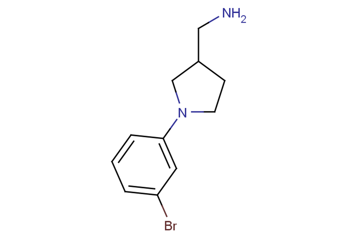 [1-(3-bromophenyl)pyrrolidin-3-yl]methanamine