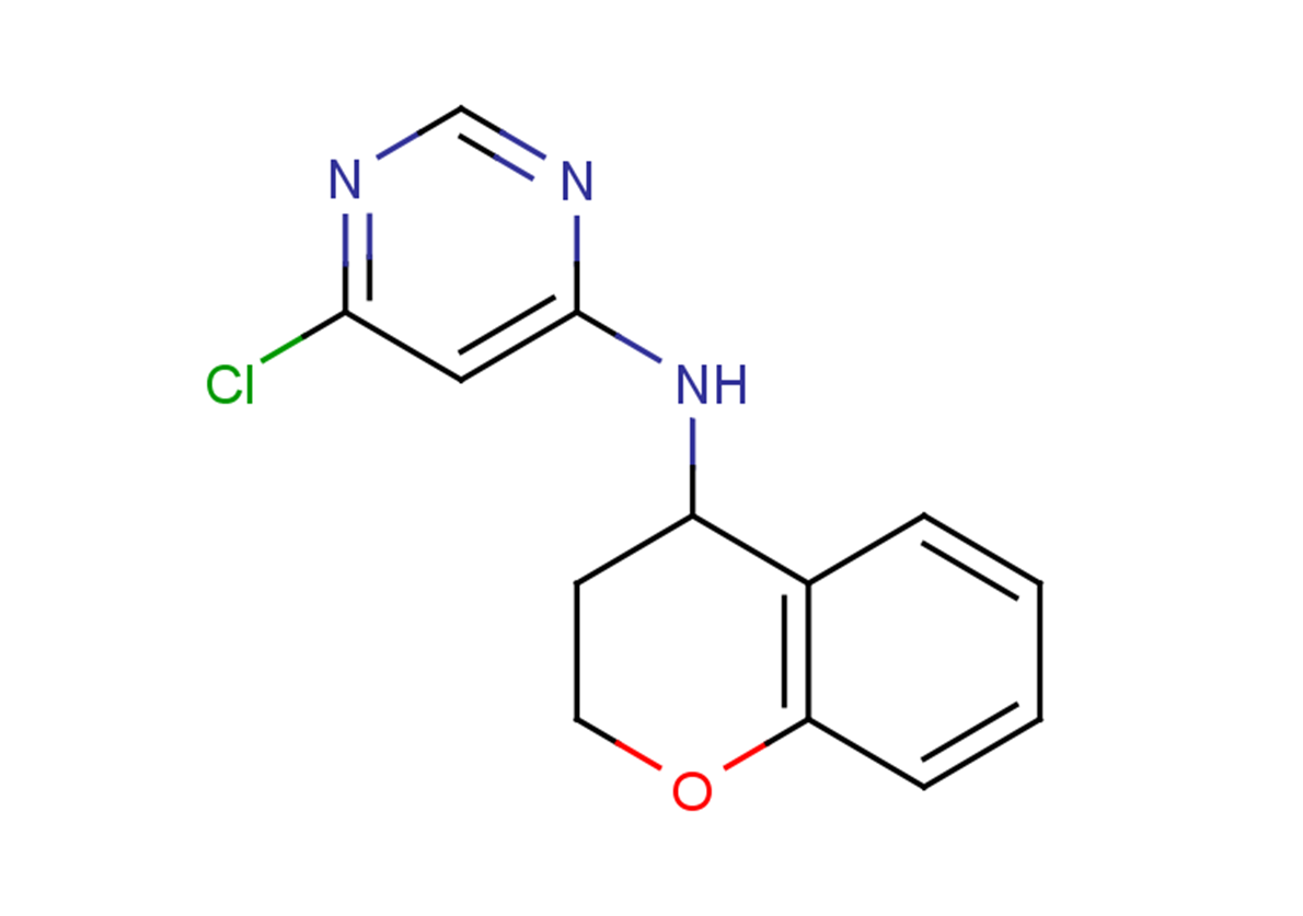 6-chloro-N-(3,4-dihydro-2H-1-benzopyran-4-yl)pyrimidin-4-amine