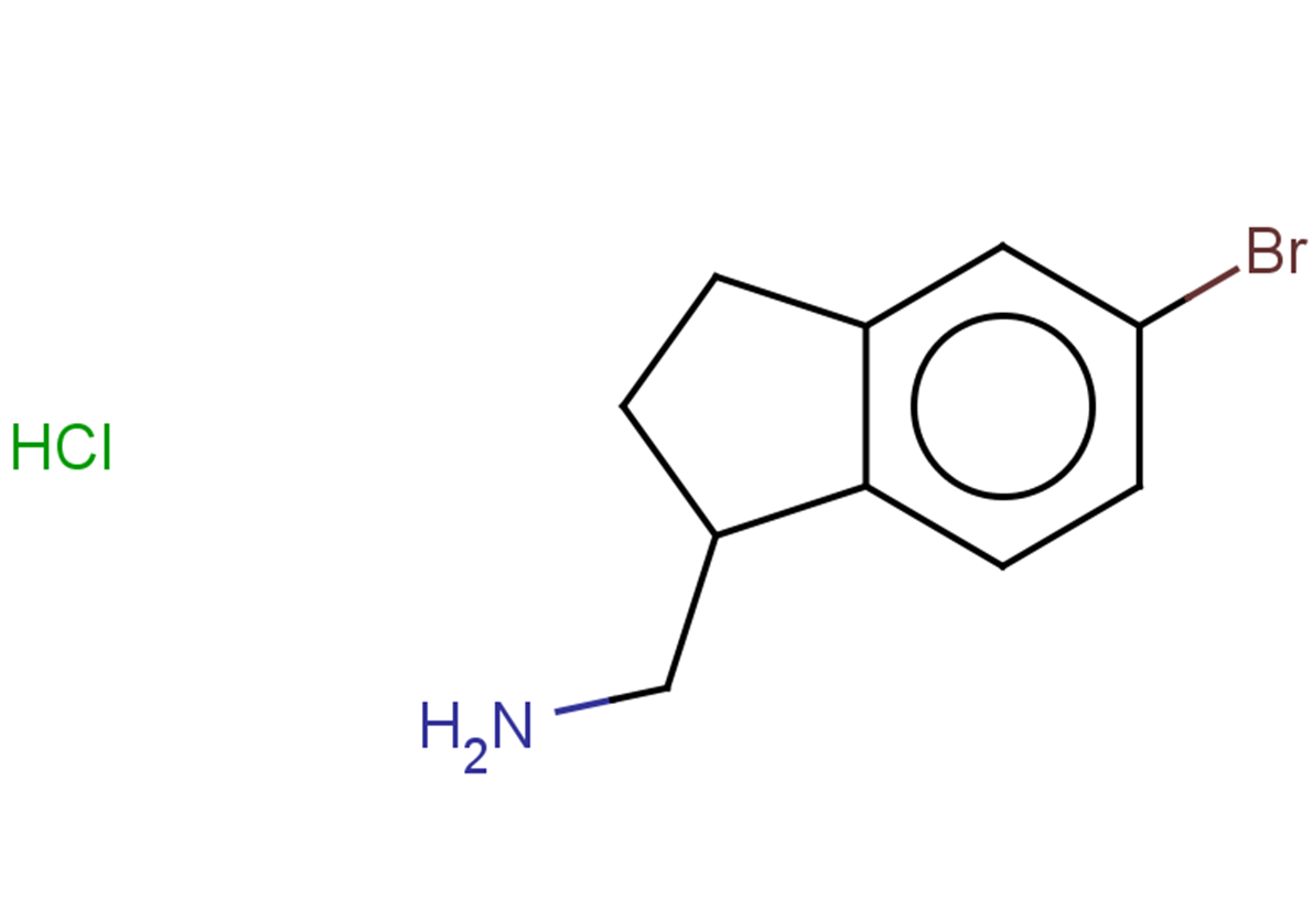 (5-bromo-2,3-dihydro-1H-inden-1-yl)methanamine hydrochloride