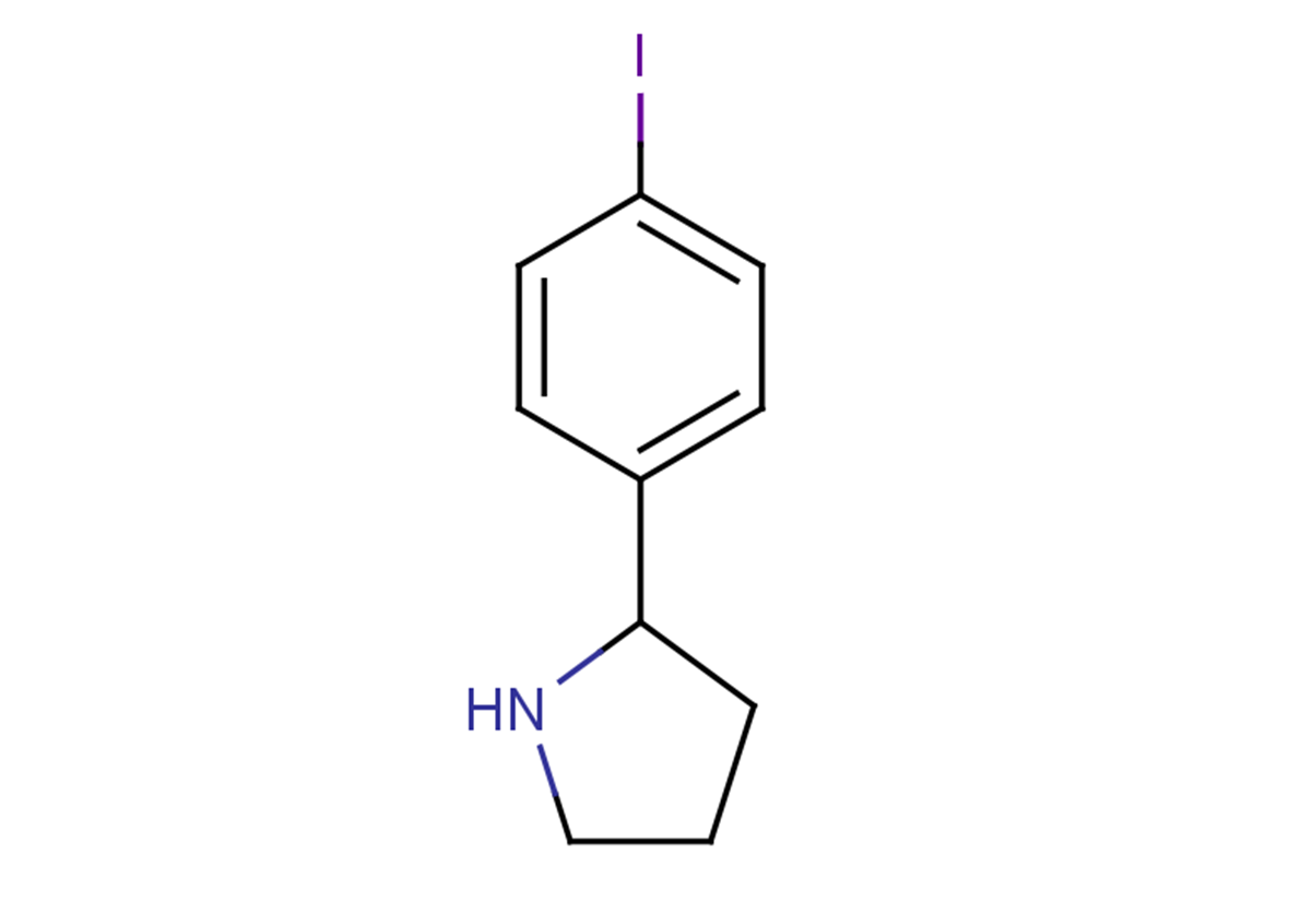 2-(4-iodophenyl)pyrrolidine