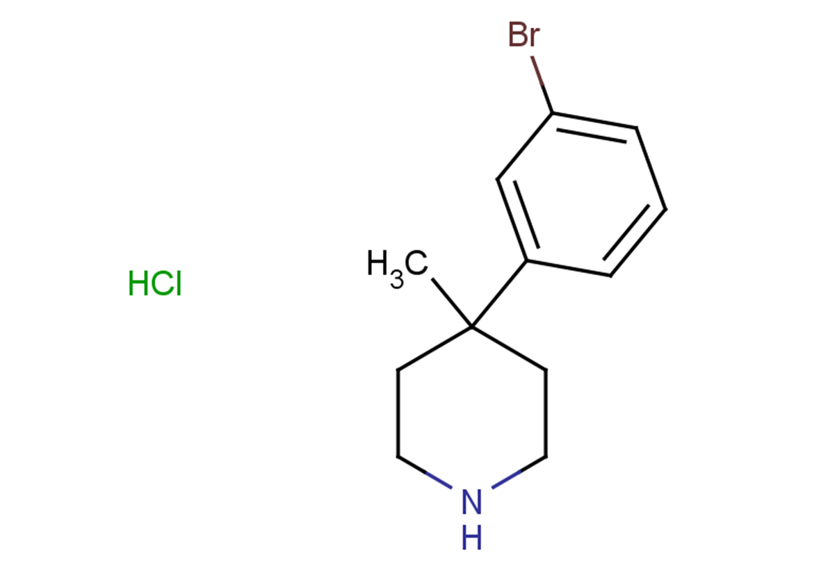 4-(3-bromophenyl)-4-methylpiperidine hydrochloride