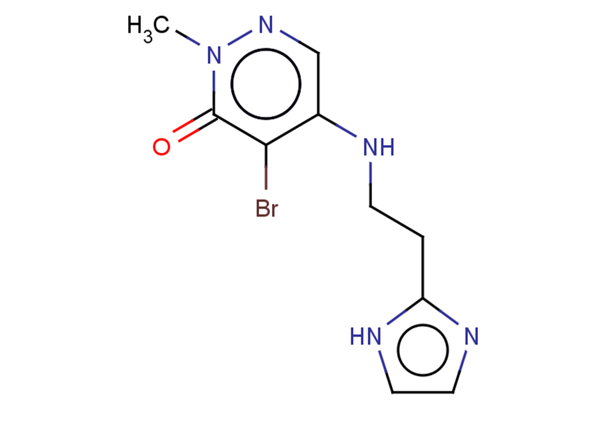 4-bromo-5-{[2-(1H-imidazol-2-yl)ethyl]amino}-2-methyl-2,3-dihydropyridazin-3-one