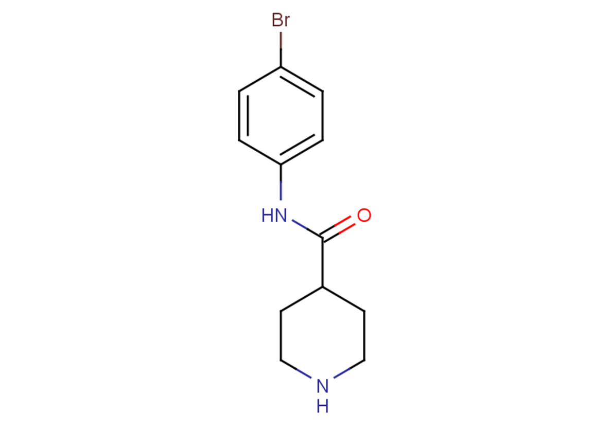 N-(4-bromophenyl)piperidine-4-carboxamide