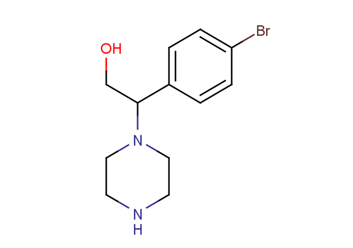 2-(4-bromophenyl)-2-(piperazin-1-yl)ethan-1-ol